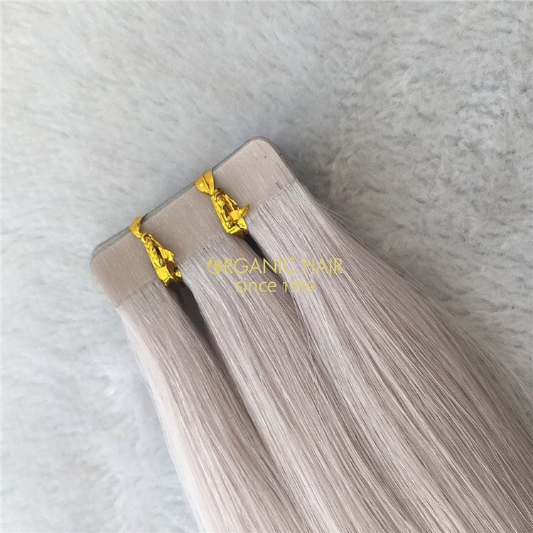 Customzied pop color in winter-whloesale tape in hair extensions A168